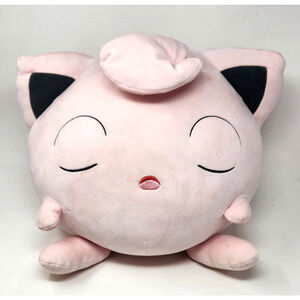 Pokémon Sleeping Jigglypuff Plush PKW2554 17" Pink Nintendo Game Freak 2022